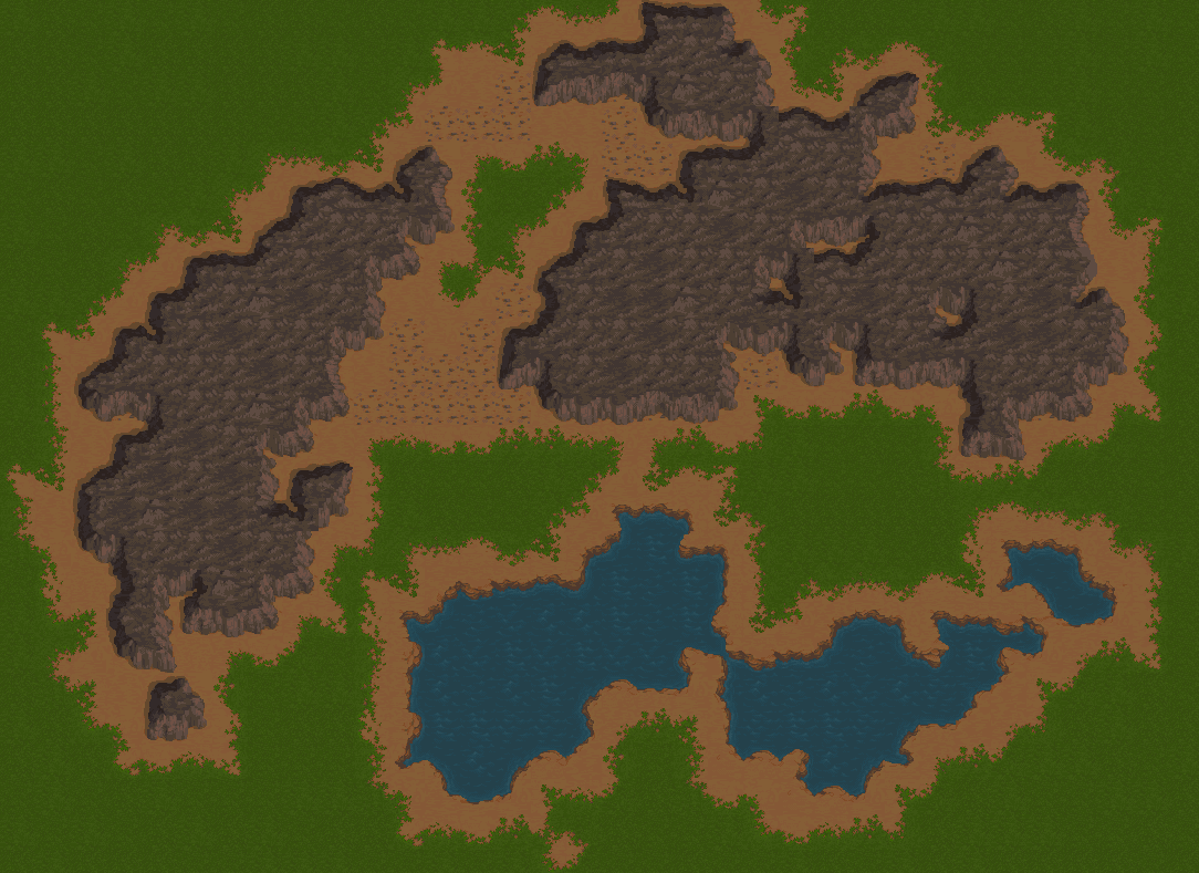 Work-in-Progress Forest Rocks